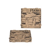 24x24x4/HANDS Κουτί Πίτσας Μικροβέλε HANDS DESIGN, Kraft, 24x24x4cm
