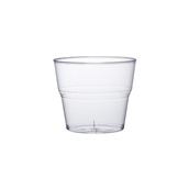 Q250DT Ποτηρι PS ποτου χαμηλο (250ml) διαφανο