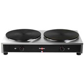 CSCA8AA Κρεπιέρα Ηλεκτρική Διπλή 6000W/230VAC, 2 x φ40cm, KRAMPOUZ