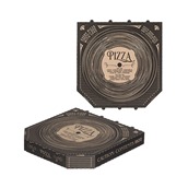 31x31x4.2/DISC-BK Κουτί Πίτσας Μικροβέλε ΔΙΣΚΟΣ ΒΙΝΥΛΙΟΥ, Μαύρο, 31x31x4.2cm
