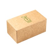 P12916 Χάρτινο κουτί Double Burger, 21x12.5x10cm, μιας χρήσης, Plastic Free, GAIA