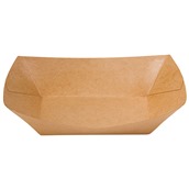 QB32 Χάρτινο σκαφάκι Kraft, 32oz, 16.8x9.7xΥ6cm, μιας χρήσης, Tessera