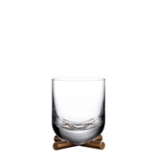 NUD.22330/OEM Γυάλινο Ποτήρι Ουίσκι, φ10cm, Nude