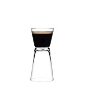NUD.22298/OEM Γυάλινο ποτήρι καφέ, 10cl, φ5.5xY12.1cm, Nude