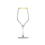 PAS.440359G6-D/OEM Γυάλινο Ποτήρι Κρασιού, GOLDEN TOUCH, 58cl, Φ6.8xΥ23.5cm, Pasabahce