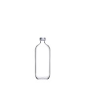 PAS.80401/OEM Γυάλινο Μπουκάλι με καπάκι, 36cl, φ6xY17.8cm, Pasabahce