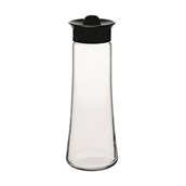 PAS.43235/OEM Φιάλη γυάλινη ,10.3cl, με μαύρο καπάκι, Pasabahce