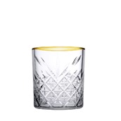 PAS.52790G4-D/OEM Γυάλινο Ποτήρι Ουίσκι, GOLDEN TOUCH, 34.5cl, φ8.5xY9.6cm, Pasabahce