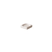 RD18531 Μπωλ/Dip Stoneware VULCANIC, τετράγωνο 9x9cm, λευκό, RAW