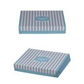 QK231245PN Κουτί ζαχαροπλαστικής μεταλιζέ, Patisserie New,  Σιροπιαστό 23x12x4.5cm, τιμή ανά κιλό
