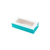 P013094 Κουτί EASY-OPEN (αυτόματο) ζαχαροπλαστικής με παράθυρο, 24x13x5.5cm, ROIS Bros