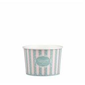 Q0012PN Κύπελο Παγωτού Χάρτινο 12oz, σχέδιο Patisserie, Intertan