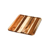 TEAK.1309 Πλατό Σερβιρίσματος, από ξύλο τικ, Τετράγωνο, 30x30xΥ1.5cm, TeakHaus