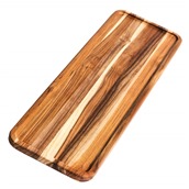 TEAK.1307 Πλατό Σερβιρίσματος, από ξύλο τικ, Ορθογώνιο, 50x16xΥ1.5cm, TeakHaus