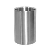 UV.505512(199-2/12CM) Θήκη μπουκαλιών (wine cooler), ΙΝΟΧ, διπλών τοιχωμάτων, φ12x18cm