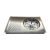 TR-121 Χωνευτή Συσκευή Rinser για Blender, 40x26cm, INOX 18/10, ελληνικής κατασκευής