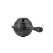 TW8814 Japan Pot (Σωσιέρα) πορσελάνης με χερούλι, 17.7xΥ9.3cm, 410ml, μαύρο