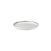 360W-VN-22 Πιάτο με κάθετο RIM πορσελάνης, Φ22cm, Λευκό, σειρά 360, LUKANDA