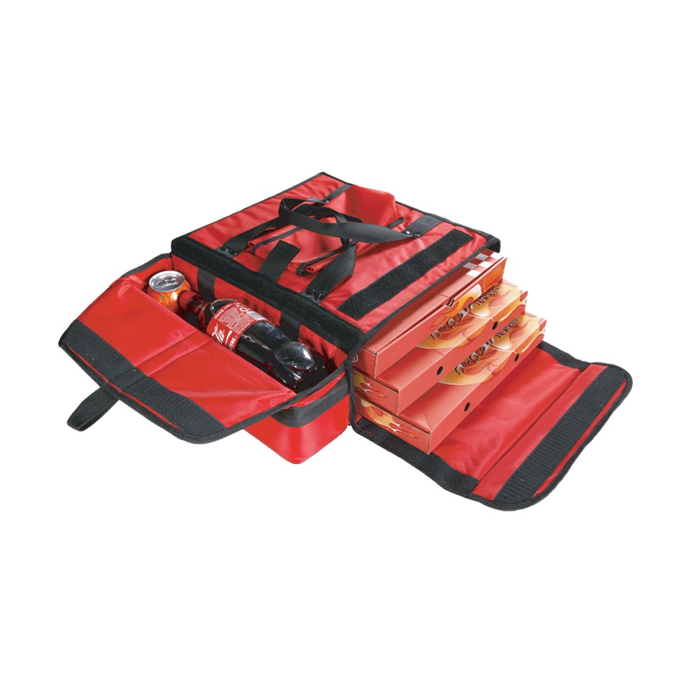 AV-18 Τσάντα Θερμός μεταφοράς Pizza, 35x35x15cm, κόκκινη