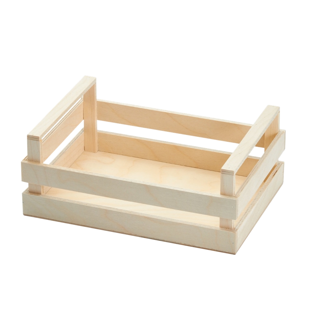 27103 Ξύλινη ψωμιέρα τελάρο, 25x18x10cm, Bisetti Italy