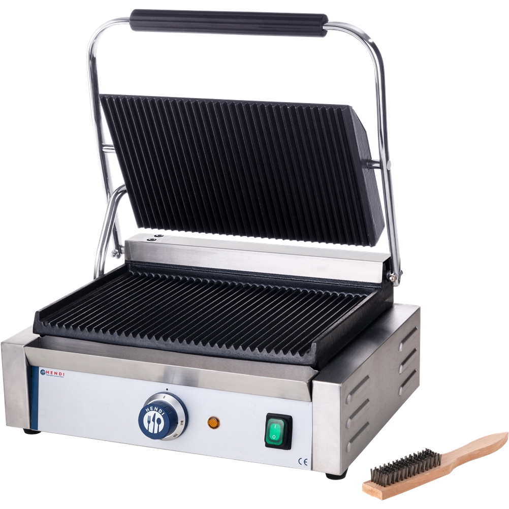 263655 Ηλεκτρική Τοστιέρα Grill «PANINI» 34x23cm, Ραβδωτή Πάνω & Κάτω, 2200W