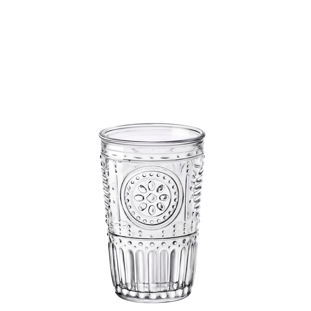 ROMANTIC HI-BALL/34CL Ποτήρι Γυάλινο, Ψηλό, Σκαλιστό, 34cl, φ7.9x12.3cm, σειρά Romantic, BORMIOLI ROCCO