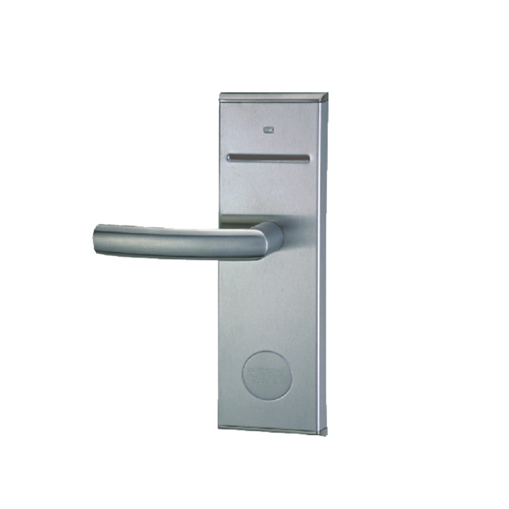 930SS-DIN /LEFT Ηλεκτρονική κλειδαριά καρτών IC για δωμάτια ξενοδοχείων σε χρώμα ασημί