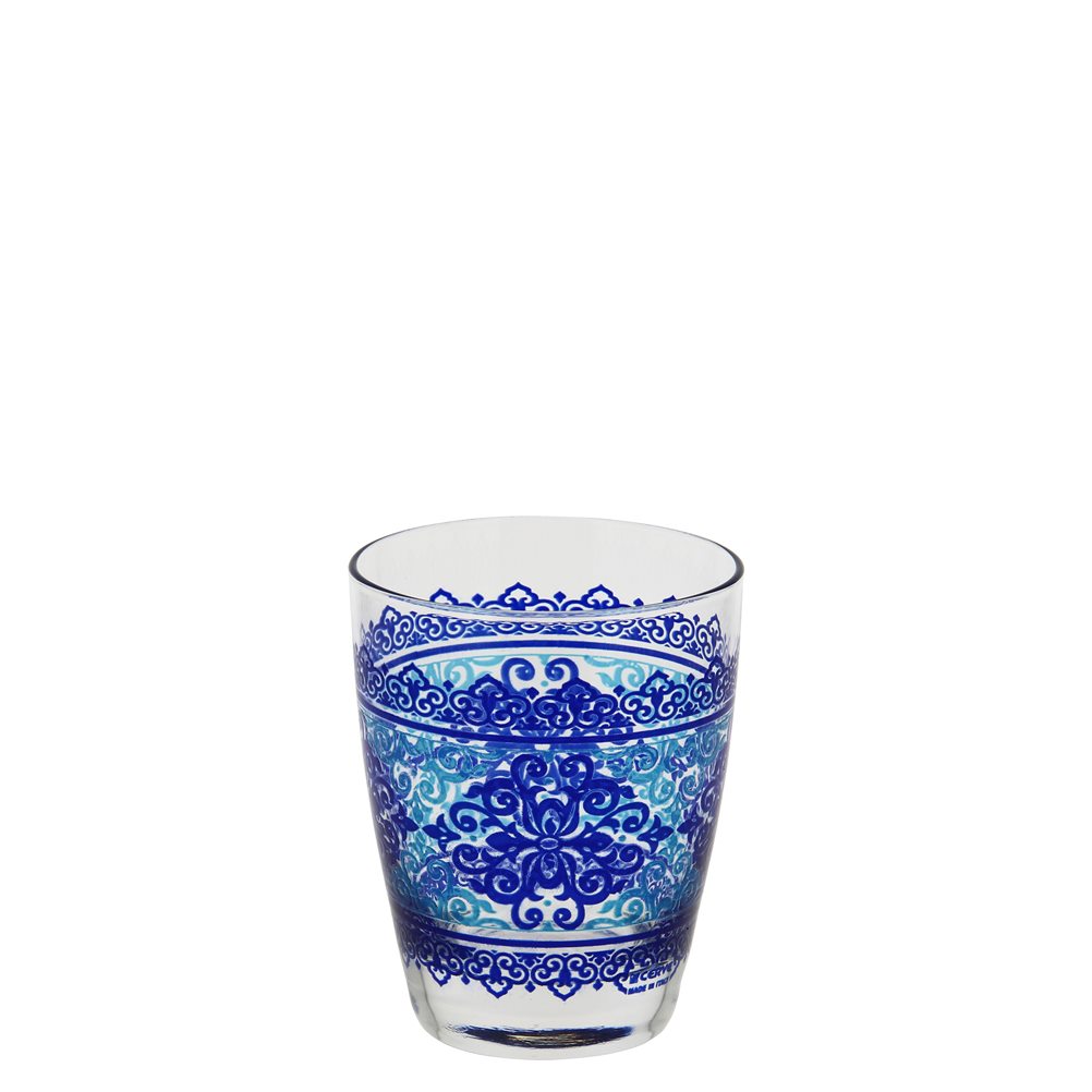 M65101 Γυάλινο ποτήρι 300cc, CHARME BLU, Cerve