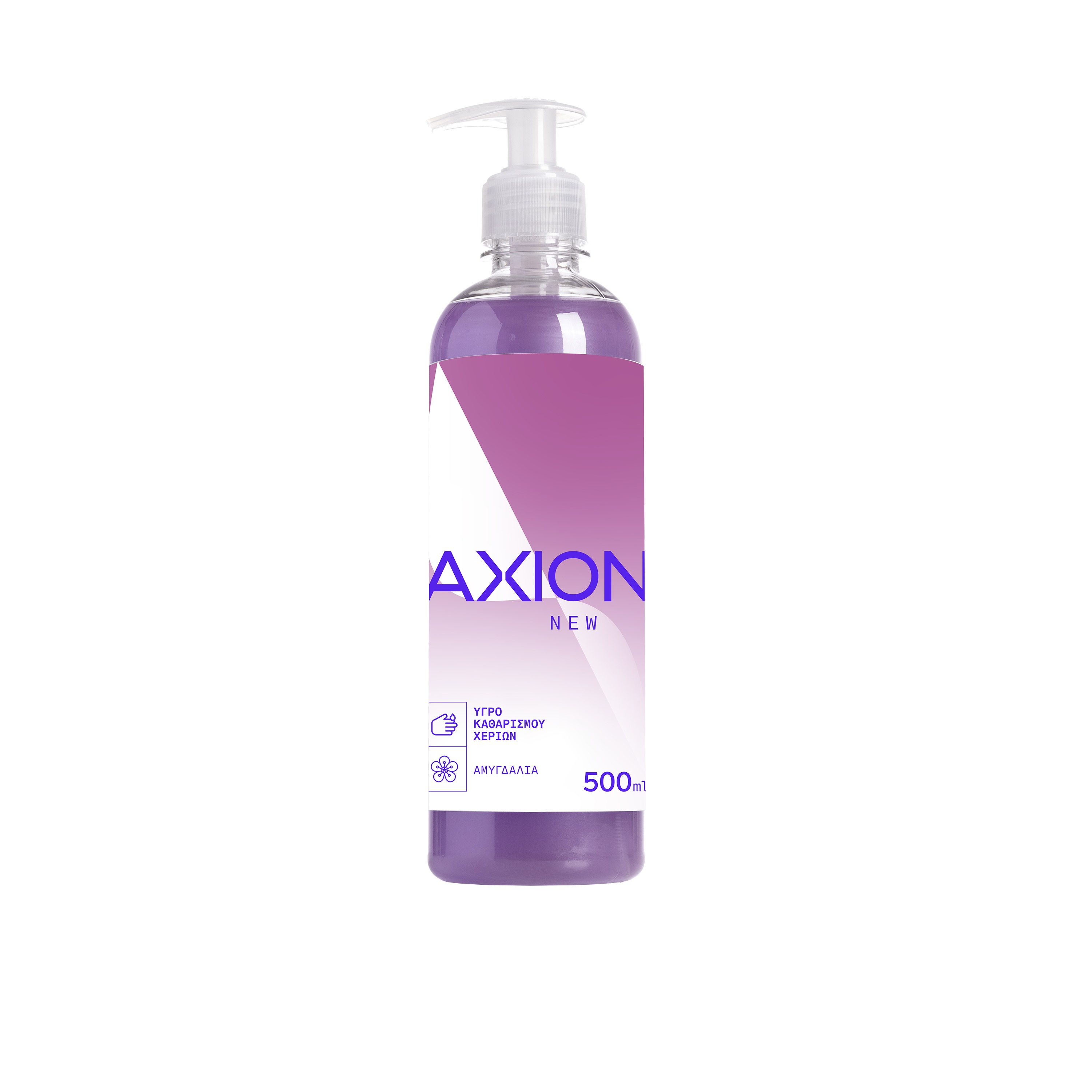 AX-HD-500ML/AL Υγρό Καθαρισμού Χεριών 500ml με άρωμα Αμύγδαλο-Λεβάντα ...