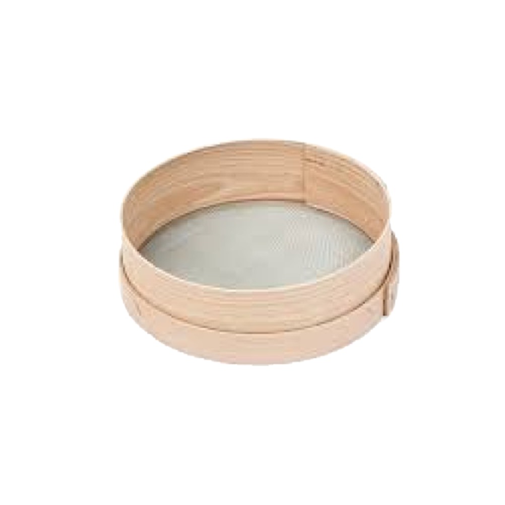 KOS-12 Κόσκινο ξύλινο με μεταλλική σίτα φ30cm, μεσαία σίτα (για αλεύρι)