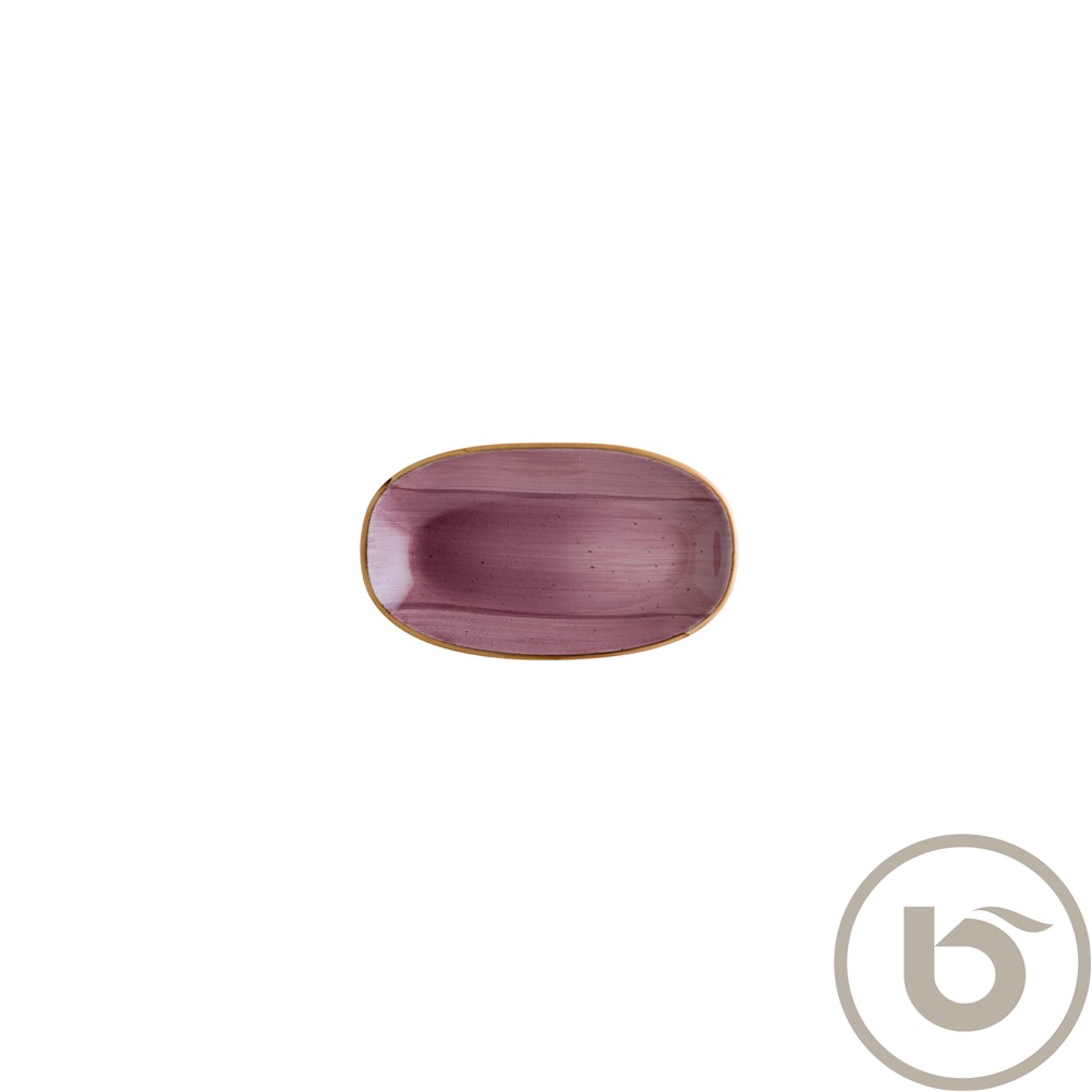 ABBGRM15OKY Δίσκος Οβάλ πορσελάνης 15cm, Blackberry, BONNA