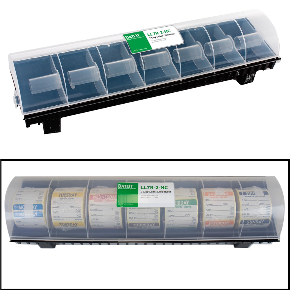 NCCO.LL7R-2-M Διανεμητής/Βάση πλαστική για 7 ετικέτες 5x5cm, NCCO