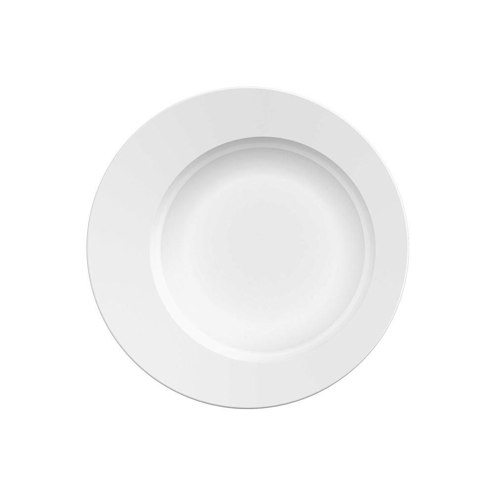 012.0011.00001 Πιάτο βαθύ παράκεντρο πορσελάνης φ28cm, Σειρά Eclipse, CostaVerde