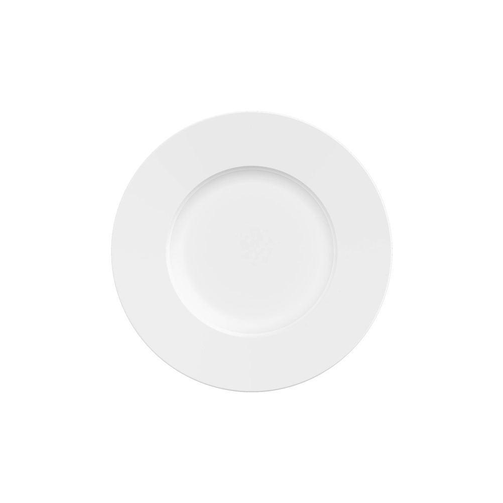 045.0020.00001 Πιάτο Ρηχό πορσελάνης με rim, φ24cm, Σειρά Saturno, CostaVerde