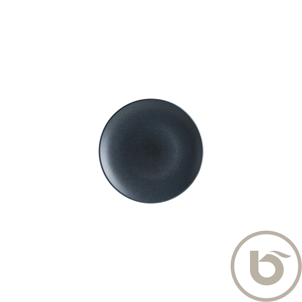 GRPGRM15DZ Πιάτο Ρηχό πορσελάνης coupe, 15cm, Graphite, BONNA