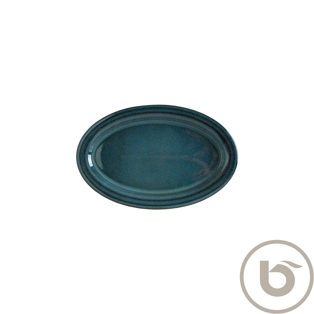 OCHAL22OV Πιατέλα Οβάλ πορσελάνης 22cm, Ocean Halo, BONNA