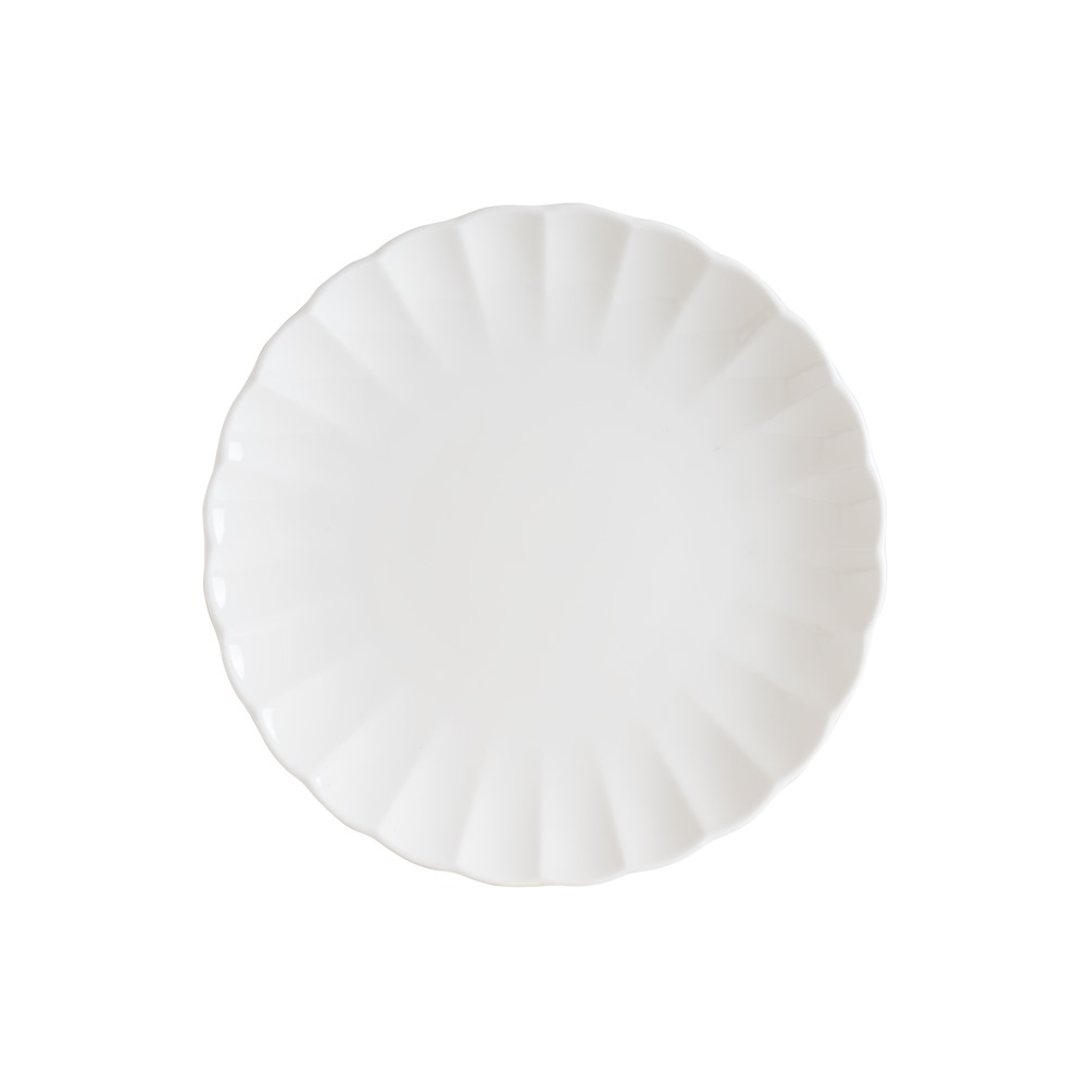 EAT27DZ Πιάτο Ρηχό πορσελάνης ανάγλυφο coupe 27cm, East, BONNA