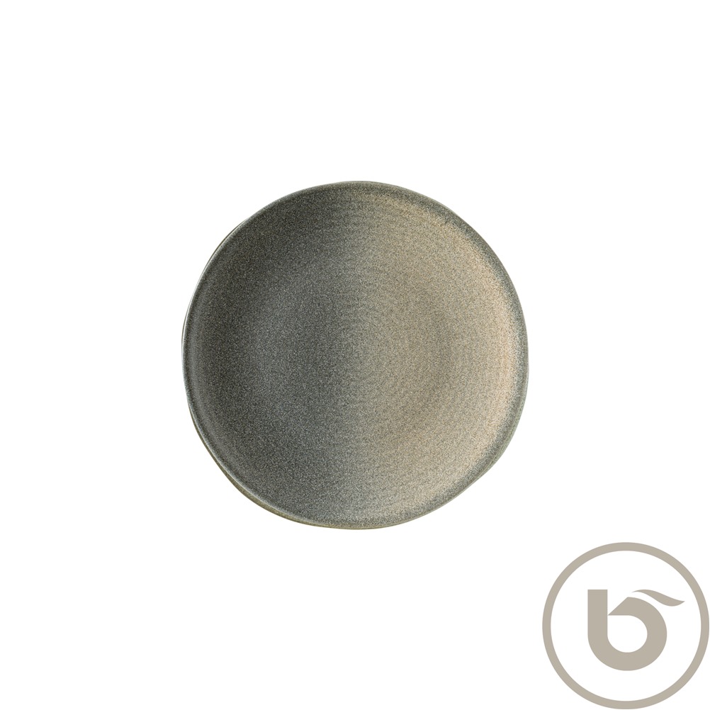 HORLTN21DZ Πιάτο Ρηχό πορσελάνης coupe, 21cm, reactive γυάλωμα, Hornfels, BONNA