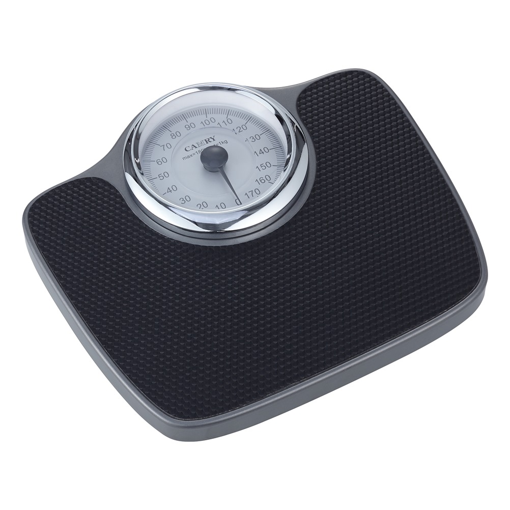 DT607 Ζυγαριά μπάνιου αναλογική, ρετρό σχέδιο, έως 180kg, 35x30xΥ7cm, CAMRY
