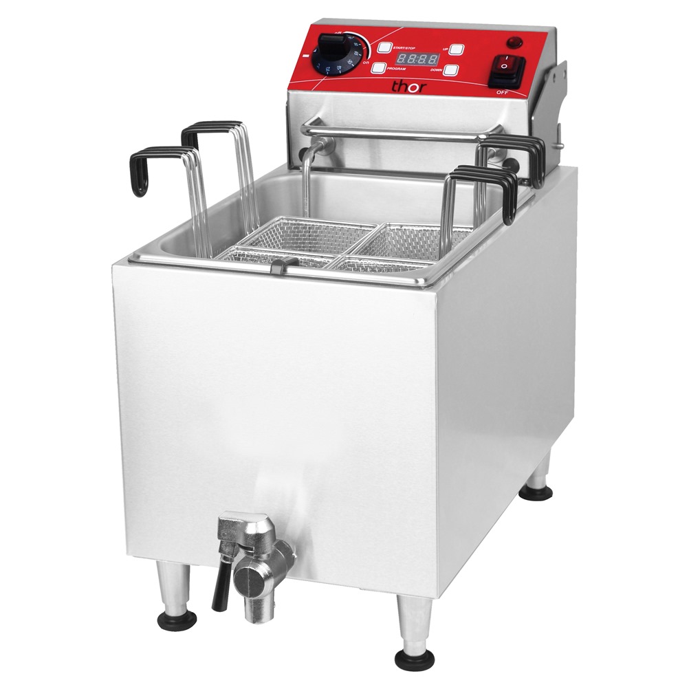 SP01520 Βραστήρας Ζυμαρικών, INOX, επιτραπέζιος, 2.9KW, 8 Lt, 4 καλάθια, THOR