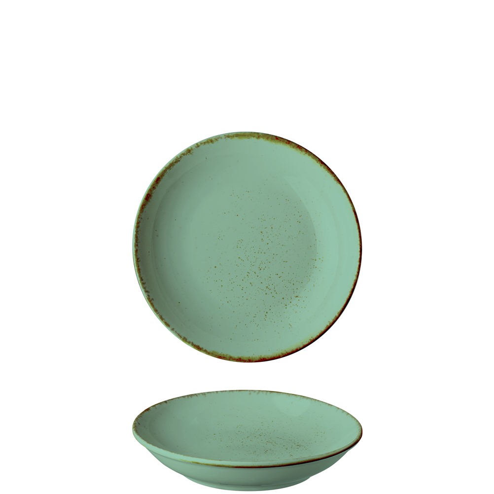 GX-S6-DP-20 Πιάτο Βαθύ πορσελάνης, Φ20cm, Τιρκουάζ, σειρά Leon Fizz, LUKANDA