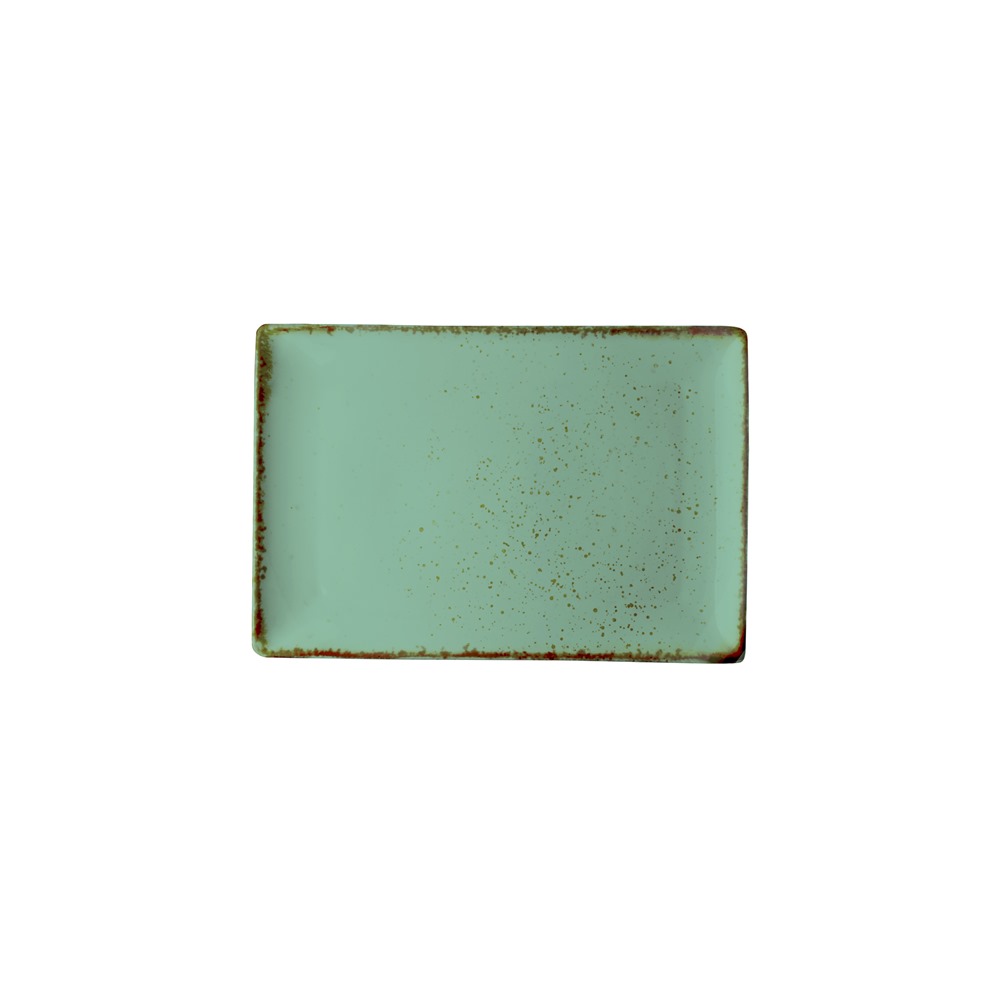 GX-S6-RP-2110 Πιατέλα ορθογώνια πορσελάνης 21x10cm, Τιρκουάζ, σειρά Leon Fizz, LUKANDA
