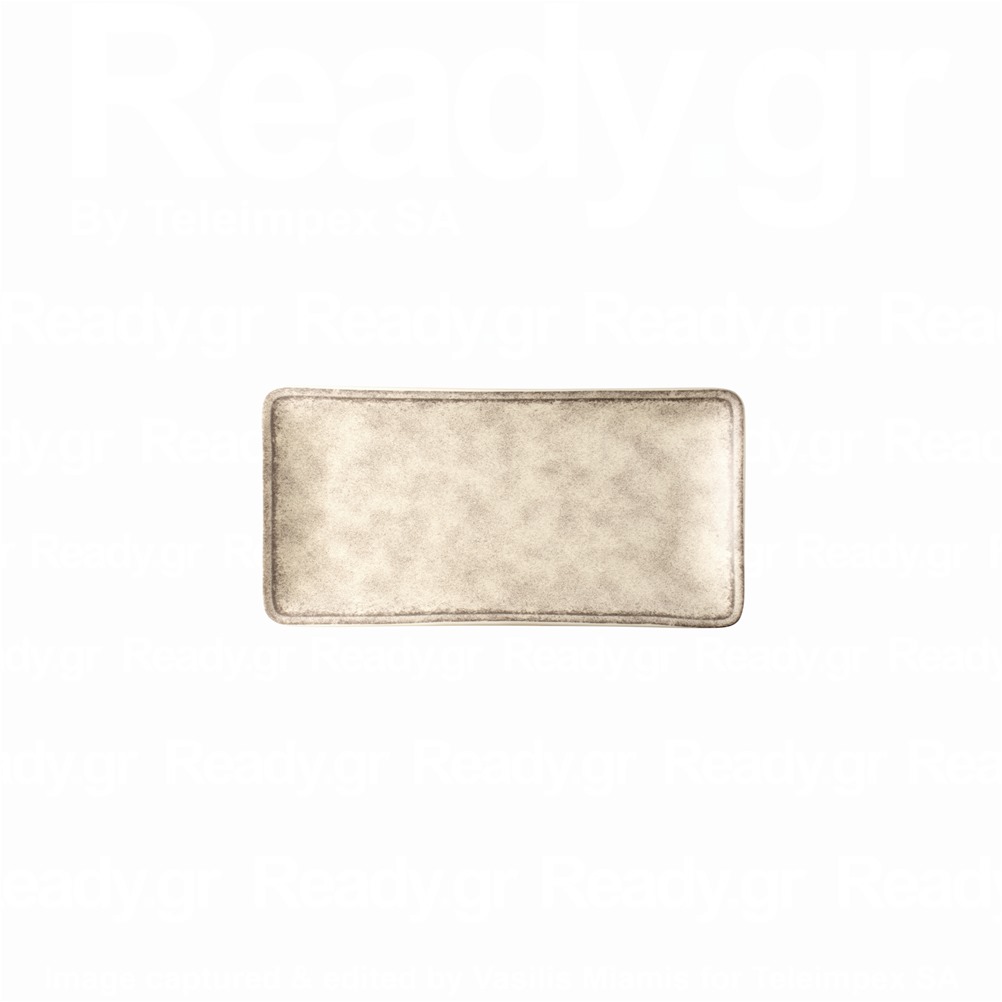 LV-MT-1-RP-2110 Πιατέλα ορθογώνια πορσελάνης 21x10cm, σειρά Future, γκρι ματ, LUKANDA