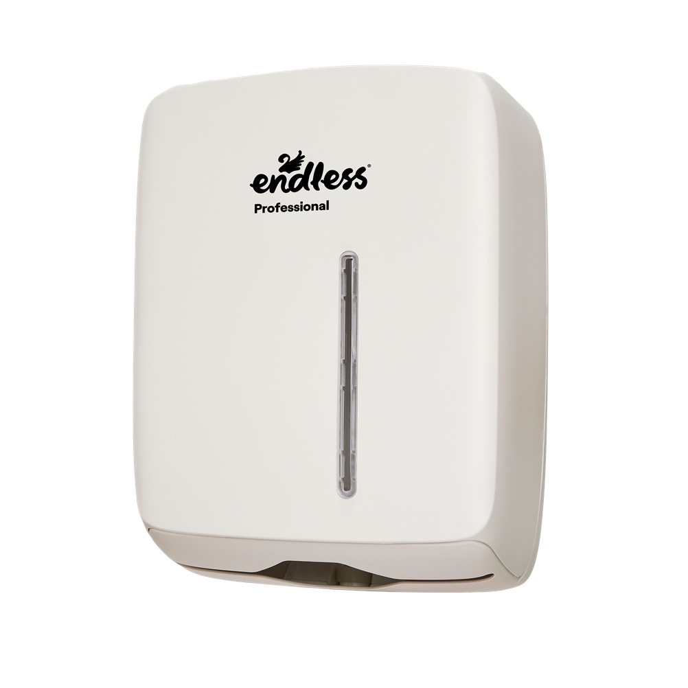 2999150440 Συσκευή/Διανεμητής Χειροπετσέτας Ζικ-Ζακ, 13.2x27.2xΥ35.8cm, Λευκή, Endless