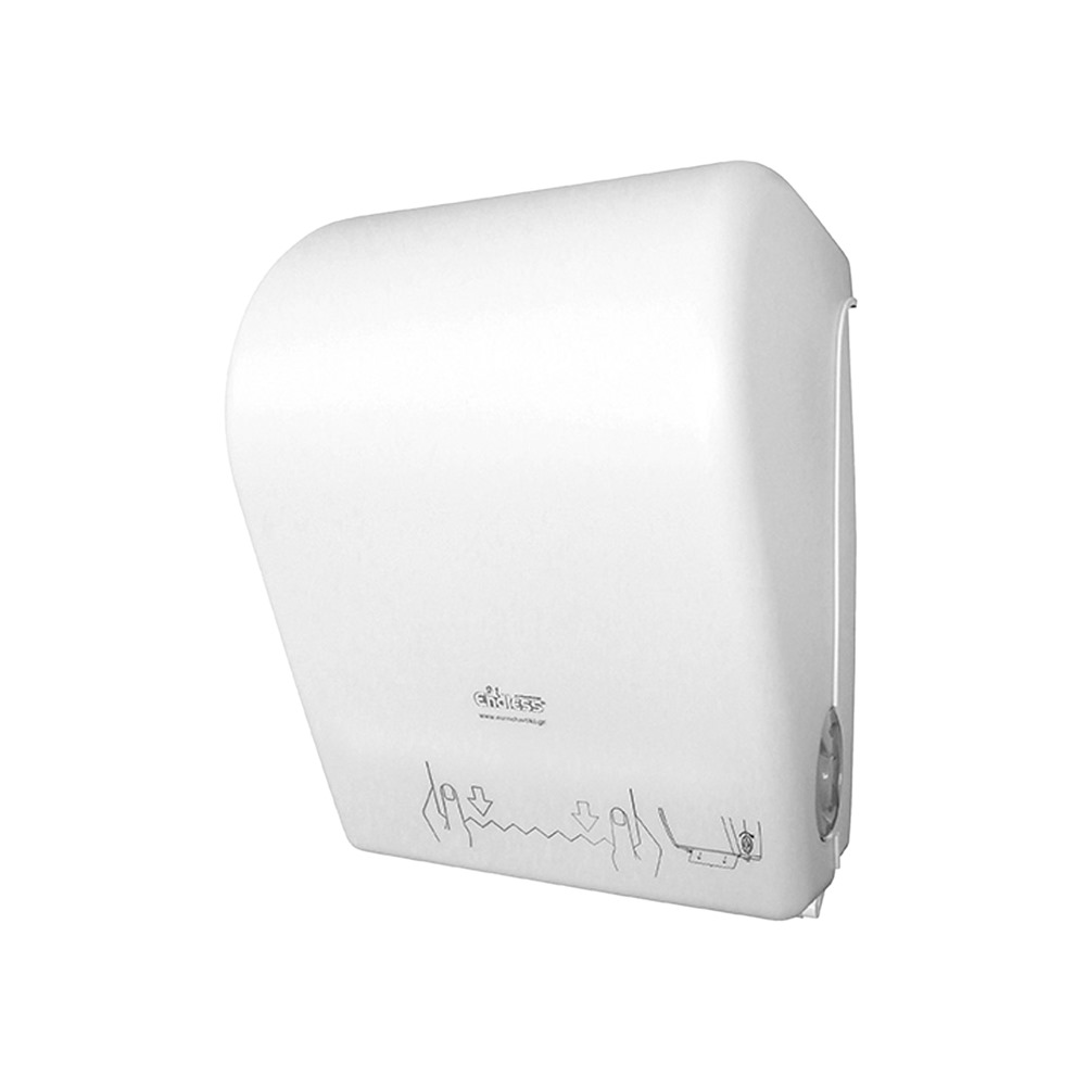 2999150414 Συσκευή/Διανεμητής Ρολού Χειροπετσέτας Autocut, 27x22xΥ37cm, Λευκή, Endless