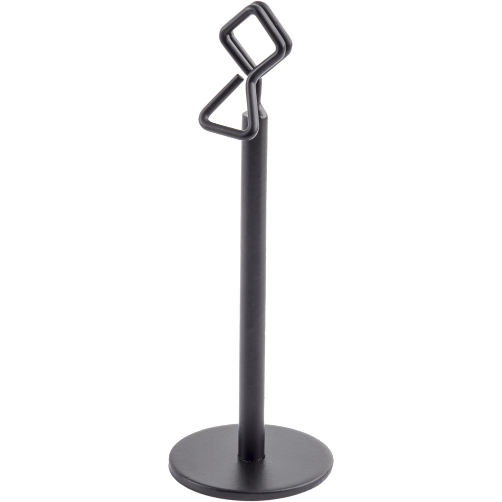 (TC) BKC2206 Βάση Κάρτας, μαύρη ηλεκτροστατική βαφή, ύψος 15cm, TableCraft